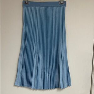 NWT KIDICHIC Chic Sky Blue A-Line Pleated Skirt For girls size 18